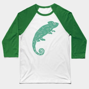 Green Chameleon Baseball T-Shirt